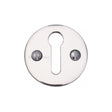 This is an image of a Heritage Brass - Keyhole Escutcheon Polished Chrome Finish, v1010-pc that is available to order from T.H Wiggans Ironmongery in Kendal.