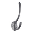 This is an image of a Heritage Brass - Hat & Coat Hook Satin Chrome Finish, v1050-sc that is available to order from T.H Wiggans Ironmongery in Kendal.