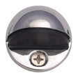 This is an image of a Heritage Brass - Shielded Door Stop Polished Chrome Finish, v1080-pc that is available to order from T.H Wiggans Ironmongery in Kendal.