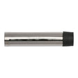This is an image of a Heritage Brass - Cylindrical Door Stop Without Rose 76mm Polished Nickel Finish, v1081-76-pnf that is available to order from T.H Wiggans Ironmongery in Kendal.