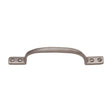 This is an image of a Heritage Brass - Pull Handle Russell Design 152mm Satin Nickel Finish, v1090-152-sn that is available to order from T.H Wiggans Ironmongery in Kendal.