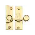 This is an image of a Heritage Brass - Sash Fastener Polished Brass Finish, v1100-pb that is available to order from T.H Wiggans Ironmongery in Kendal.