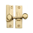 This is an image of a Heritage Brass - Sash Fastener Satin Brass Finish, v1100-sb that is available to order from T.H Wiggans Ironmongery in Kendal.