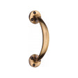 This is an image of a Heritage Brass - Pull Handle Antique Brass Finish, v1140-at that is available to order from T.H Wiggans Ironmongery in Kendal.