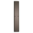 This is an image of a Heritage Brass - Fingerplate 462 x 76mm - Matt Bronze Finish, v1166-mb that is available to order from T.H Wiggans Ironmongery in Kendal.