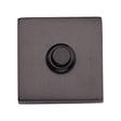 This is an image of a Heritage Brass - Square Bell Push Matt Bronze finish, v1188-mb that is available to order from T.H Wiggans Ironmongery in Kendal.