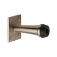 This is an image of a Heritage Brass - Wall Mounted Door Stop 3" Satin Nickel Finish, v1190-76-sn that is available to order from T.H Wiggans Ironmongery in Kendal.