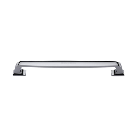 This is an image of a Heritage Brass - Door Pull Handle Durham Design 345mm Polished Chrome Finish, v1210-345-pc that is available to order from T.H Wiggans Ironmongery in Kendal.