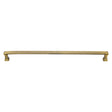 This is an image of a Heritage Brass - Door Pull Handle Pyramid Design 478mm Antique Brass Finish, v1232-478-at that is available to order from T.H Wiggans Ironmongery in Kendal.