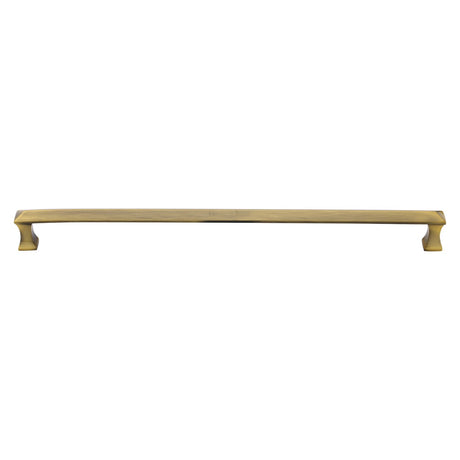 This is an image of a Heritage Brass - Door Pull Handle Pyramid Design 478mm Antique Brass Finish, v1232-478-at that is available to order from T.H Wiggans Ironmongery in Kendal.