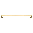 This is an image of a Heritage Brass - Door Pull Handle Pyramid Design 478mm Polished Brass Finish, v1232-478-pb that is available to order from T.H Wiggans Ironmongery in Kendal.