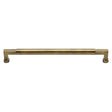 This is an image of a Heritage Brass - Door Pull Handle Bauhaus Design 483mm Antique Brass Finish, v1312-483-at that is available to order from T.H Wiggans Ironmongery in Kendal.
