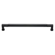 This is an image of a Heritage Brass - Door Pull Handle Bauhaus Design 483mm Matt Black Finish, v1312-483-bkmt that is available to order from T.H Wiggans Ironmongery in Kendal.