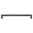 This is an image of a Heritage Brass - Door Pull Handle Bauhaus Design 483mm Matt Bronze Finish, v1312-483-mb that is available to order from T.H Wiggans Ironmongery in Kendal.