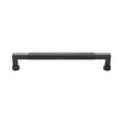 This is an image of a Heritage Brass - Door Pull Handle Bar Design 330mm Matt Bronze Finish, v1315-330-mb that is available to order from T.H Wiggans Ironmongery in Kendal.