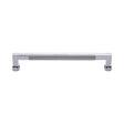 This is an image of a Heritage Brass - Door Pull Handle Bar Design 330mm Polished Chrome Finish, v1315-330-pc that is available to order from T.H Wiggans Ironmongery in Kendal.