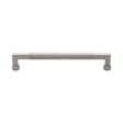 This is an image of a Heritage Brass - Door Pull Handle Bar Design 330mm Satin Nickel Finish, v1315-330-sn that is available to order from T.H Wiggans Ironmongery in Kendal.
