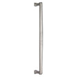 This is an image of a Heritage Brass - Door Pull Handle Deco Design 457mm Polished Nickel Finish, v1334-457-pnf that is available to order from T.H Wiggans Ironmongery in Kendal.