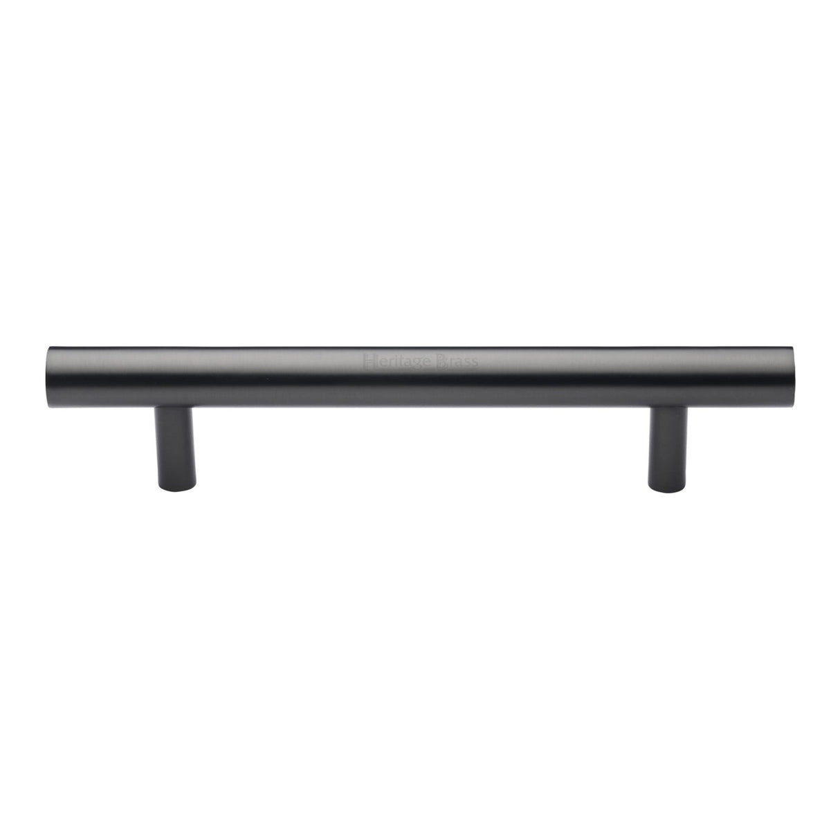 This is an image of a Heritage Brass - Door Pull Handle Bar Design 305mm Matt Bronze Finish, v1361-305-mb that is available to order from T.H Wiggans Ironmongery in Kendal.