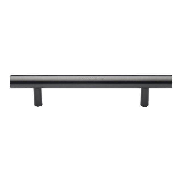 This is an image of a Heritage Brass - Door Pull Handle Bar Design 305mm Matt Bronze Finish, v1361-305-mb that is available to order from T.H Wiggans Ironmongery in Kendal.