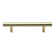 This is an image of a Heritage Brass - Door Pull Handle Bar Design 305mm Polished Brass Finish, v1361-305-pb that is available to order from T.H Wiggans Ironmongery in Kendal.