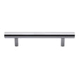 This is an image of a Heritage Brass - Door Pull Handle Bar Design 305mm Polished Chrome Finish, v1361-305-pc that is available to order from T.H Wiggans Ironmongery in Kendal.