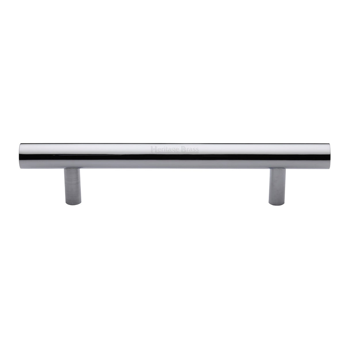 This is an image of a Heritage Brass - Door Pull Handle Bar Design 305mm Polished Chrome Finish, v1361-305-pc that is available to order from T.H Wiggans Ironmongery in Kendal.