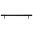 This is an image of a Heritage Brass - Door Pull Handle Bar Design 457mm Polished Chrome Finish, v1361-457-pc that is available to order from T.H Wiggans Ironmongery in Kendal.