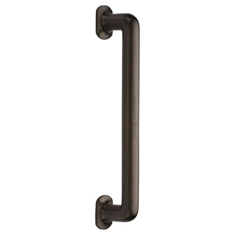 This is an image of a Heritage Brass - Door Pull Handle Traditional Design 330mm Matt Bronze Finish, v1376-330-mb that is available to order from T.H Wiggans Ironmongery in Kendal.