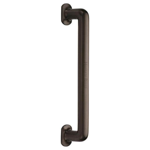 This is an image of a Heritage Brass - Door Pull Handle Traditional Design 330mm Matt Bronze Finish, v1376-330-mb that is available to order from T.H Wiggans Ironmongery in Kendal.