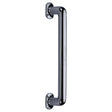 This is an image of a Heritage Brass - Door Pull Handle Traditional Design 330mm Polished Chrome Finish, v1376-330-pc that is available to order from T.H Wiggans Ironmongery in Kendal.