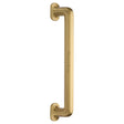 This is an image of a Heritage Brass - Door Pull Handle Traditional Design 330mm Satin Brass Finish, v1376-330-sb that is available to order from T.H Wiggans Ironmongery in Kendal.