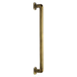 This is an image of a Heritage Brass - Door Pull Handle Traditional Design 482mm Antique Brass Finish, v1376-482-at that is available to order from T.H Wiggans Ironmongery in Kendal.