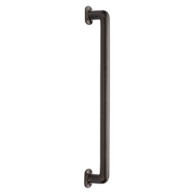 This is an image of a Heritage Brass - Door Pull Handle Traditional Design 482mm Matt Bronze Finish, v1376-482-mb that is available to order from T.H Wiggans Ironmongery in Kendal.