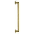 This is an image of a Heritage Brass - Door Pull Handle Traditional Design 482mm Satin Brass Finish, v1376-482-sb that is available to order from T.H Wiggans Ironmongery in Kendal.