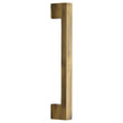 This is an image of a Heritage Brass - Door Pull Handle Urban Design 305mm Antique Brass Finish, v1390-305-at that is available to order from T.H Wiggans Ironmongery in Kendal.