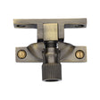 This is an image of a Heritage Brass - Narrow Brighton Sash Fastener Antique Brass finish, v2054-at that is available to order from T.H Wiggans Ironmongery in Kendal.