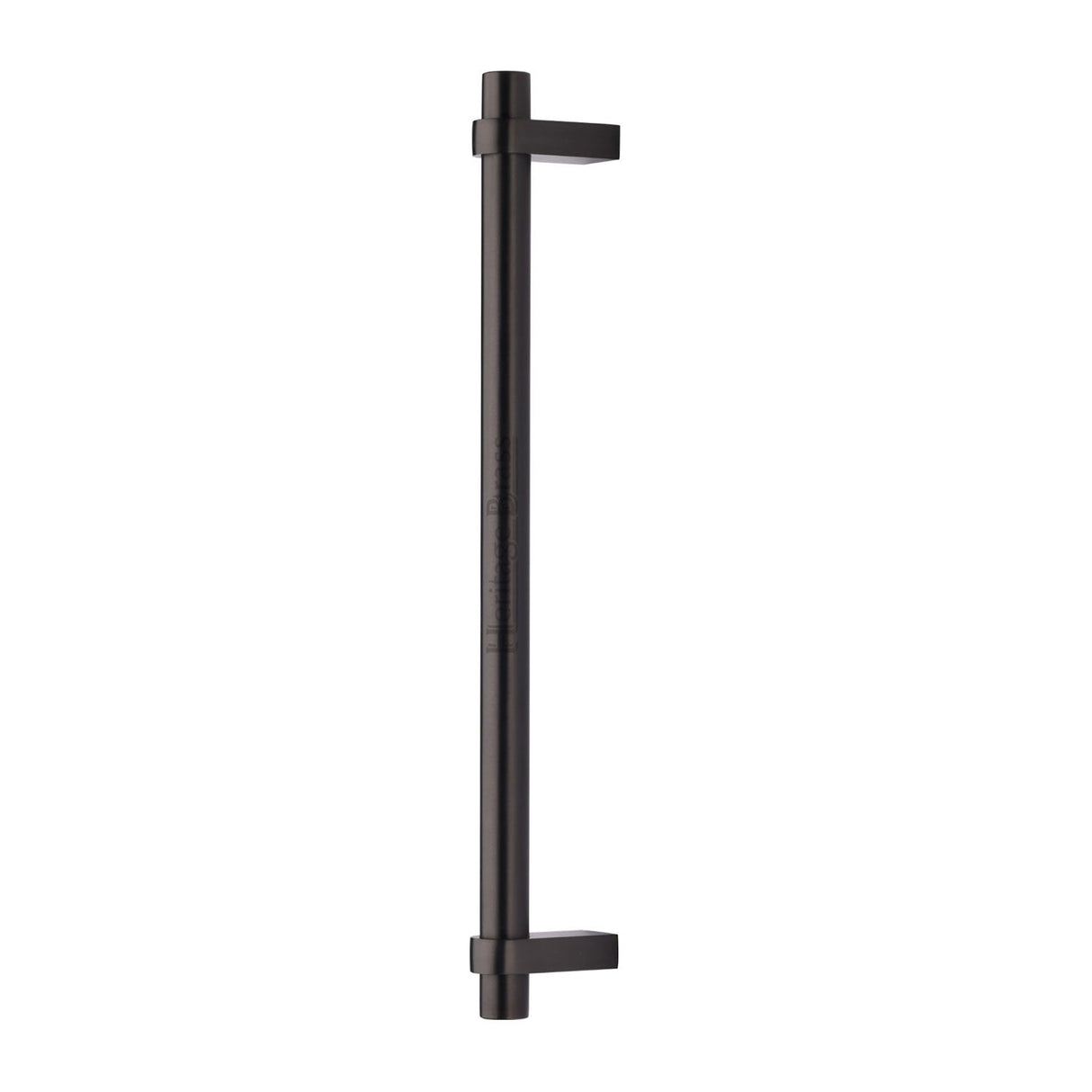 This is an image of a Heritage Brass - Door Pull Handle Industrial Design 353mm Matt Bronze Finish, v2485-353-mb that is available to order from T.H Wiggans Ironmongery in Kendal.