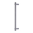 This is an image of a Heritage Brass - Door Pull Handle Industrial Design 353mm Polished Chrome Finish, v2485-353-pc that is available to order from T.H Wiggans Ironmongery in Kendal.