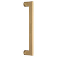 This is an image of a Heritage Brass - Door Pull Handle Apollo Design 307mm Satin Brass Finish, v4150-307-sb that is available to order from T.H Wiggans Ironmongery in Kendal.