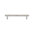 This is an image of a Heritage Brass - Cabinet Pull Stepped Design 128mm CTC Polished Nickel Finish, v4410-128-pnf that is available to order from T.H Wiggans Ironmongery in Kendal.