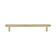 This is an image of a Heritage Brass - Cabinet Pull Stepped Design 160mm CTC Polished Brass Finish, v4410-160-pb that is available to order from T.H Wiggans Ironmongery in Kendal.