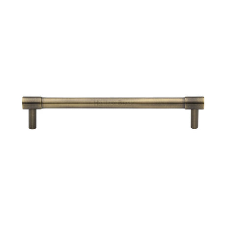 This is an image of a Heritage Brass - Cabinet Pull Phoenix Design 160mm CTC Antique Brass Finish, v4434-160-at that is available to order from T.H Wiggans Ironmongery in Kendal.