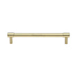 This is an image of a Heritage Brass - Cabinet Pull Phoenix Design 160mm CTC Polished Brass Finish, v4434-160-pb that is available to order from T.H Wiggans Ironmongery in Kendal.