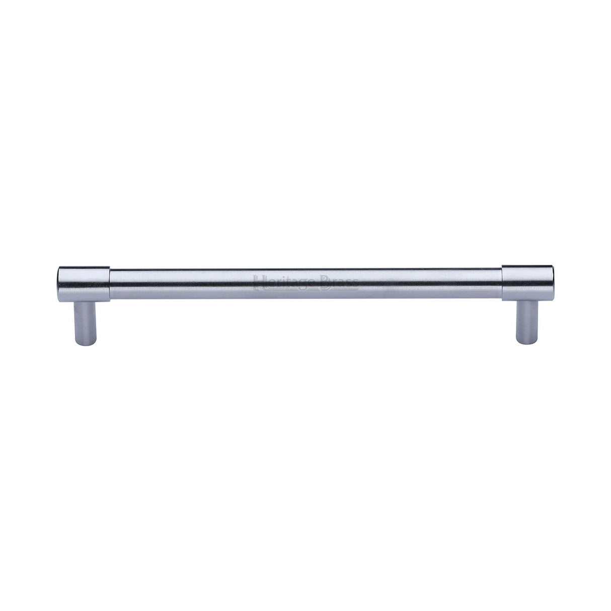This is an image of a Heritage Brass - Cabinet Pull Phoenix Design 160mm CTC Sain Chrome finish, v4434-160-sc that is available to order from T.H Wiggans Ironmongery in Kendal.