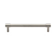 This is an image of a Heritage Brass - Cabinet Pull Phoenix Design 160mm CTC Satin Nickel Finish, v4434-160-sn that is available to order from T.H Wiggans Ironmongery in Kendal.