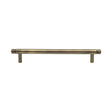 This is an image of a Heritage Brass - Cabinet Pull Contour Design 160mm CTC Antique Brass Finish, v4446-160-at that is available to order from T.H Wiggans Ironmongery in Kendal.