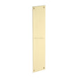 This is an image of a Heritage Brass - Fingerplate 350 x 76mm - Satin Brass Finish, v740-350-sb that is available to order from T.H Wiggans Ironmongery in Kendal.