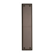 This is an image of a Heritage Brass - Fingerplate 282 x 63mm - Matt Bronze Finish, v743-mb that is available to order from T.H Wiggans Ironmongery in Kendal.