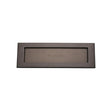 This is an image of a Heritage Brass - Letterplate 10" x 3" Matt Bronze Finish, v850-254-mb that is available to order from T.H Wiggans Ironmongery in Kendal.